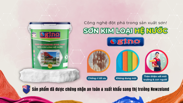 Sơn kim loại hệ nước OGINO - Shiropec Paint Slide